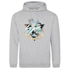 Худі з принтом Рік І Морті Космічні Алкоголіки - 2XL сірий