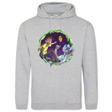 Худі з принтом Рік І Морті Космічний Час - 2XL сірий