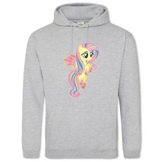 Hoodie with Print My Little Pony Cute Fluttershy - 2XL grey