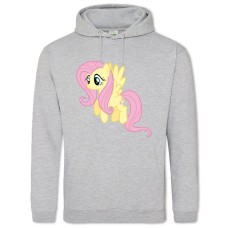 Худі з принтом Дружба Це Диво. Моя Маленька Поні Щаслива Флаттершай - 2XL сірий