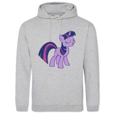 Худі з принтом Дружба Це Диво. Моя Маленька Поні Смішна Твайлайт Спаркл - 2XL сірий