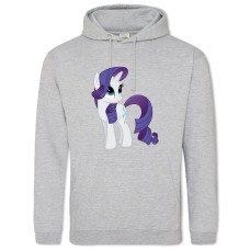 Hoodie with Print My Little Pony Beautiful Rarity - 2XL grey