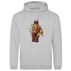 Hoodie with Print Ice Age Main Characters - 2XL grey