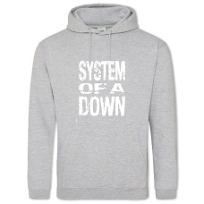 Hoodie with Print System Of A Down - 2XL grey