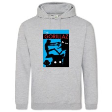 Худи с принтом Гориллаз - 2XL серый