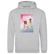 Худи с принтом Время И Стекло - 2XL серый