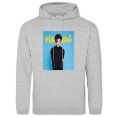 Hoodie with Print Pianoboy 2 - 2XL grey