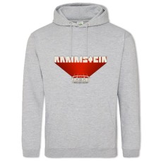 Hoodie with Print Rummstein - 2XL grey