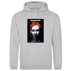 Hoodie with Print Rummstein 2 - 2XL grey