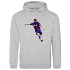 Худі з принтом Леонель Мессі - 2XL сірий