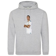Hoodie with Print Cristiano Ronaldo - 2XL grey