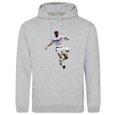 Hoodie with Print Zinedine Zidan - 2XL grey