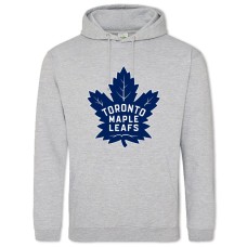 Hoodie with Print Toronto Maple Leafs Logo - 2XL grey