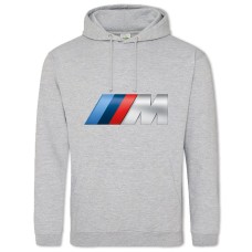 Худи с принтом Логотип БМВ 2 - 2XL серый
