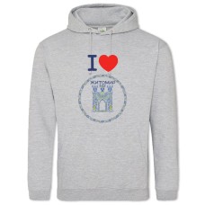 Hoodie with Print Zhitomir - 2XL grey