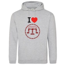 Hoodie with Print Crimea - 2XL grey