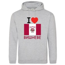 Худи с принтом Вишневое - 2XL серый