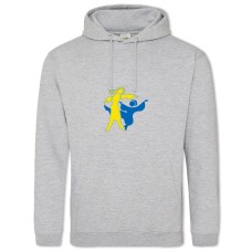 Худи с принтом Гопак - 2XL серый