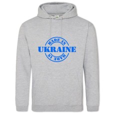 Худи с принтом Сделано В Украине 6 - 2XL серый