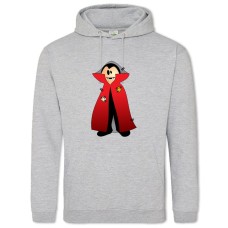 Худі з принтом Хеллоуїн Дракула - 2XL сірий