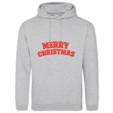 Худі з принтом З Різдвом Вестерн Стиль - 2XL сірий