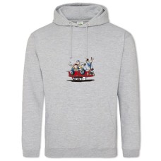 Hoodie with Print Day Mechanics Mechanics Repairing Car - 2XL grey