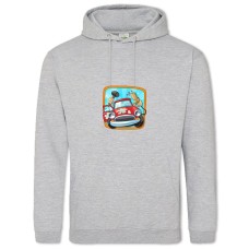 Hoodie with Print Day Mechanic Repairing A Car Yourself - 2XL grey