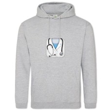 Hoodie with Print Day Medica Icon - 2XL grey