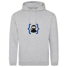 Hoodie with Print Day Of The Programmer Ninja In Quotes - 2XL grey