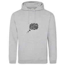 Hoodie with Print Day Of The Programmer Programming Languages ​​In Thoughts - 2XL grey