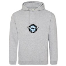 Hoodie with Print Day Plumbing Hand With Key - 2XL grey