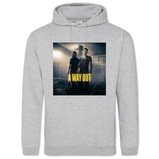Худи с принтом Вэй Аут Заставка - 2XL серый