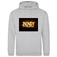 Худи с принтом Бенди Логотип - 2XL серый
