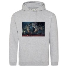 Hoodie with Print The Old Hunters - 2XL grey