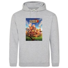 Hoodie with Print Slash Of Slans Saver - 2XL grey