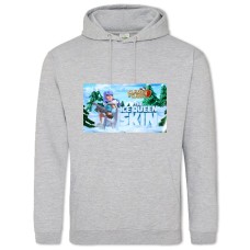 Hoodie with Print The Ice Queen Skin - 2XL grey