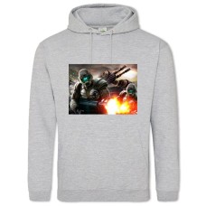 Hoodie with Print Tiberium Wars - 2XL grey