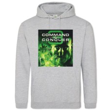 Hoodie with Print Tiberium Wars Soldier - 2XL grey