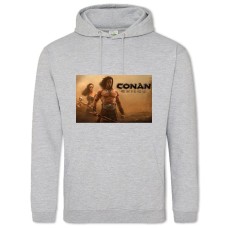 Hoodie with Print Conan Exiles Saver 2 - 2XL grey