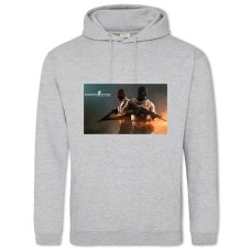 Худи с принтом Глобальное Наступление - 2XL серый