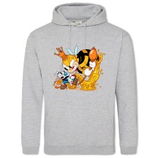 Hoodie with Print Cuphead Angry Bee - 2XL grey