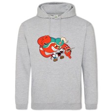 Hoodie with Print Cuphead Evil Genie - 2XL grey