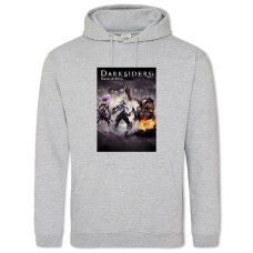 Hoodie with Print Darksiders 3 Blades & Whip - 2XL grey