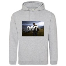 Hoodie with Print Dayz With A Gun - 2XL grey
