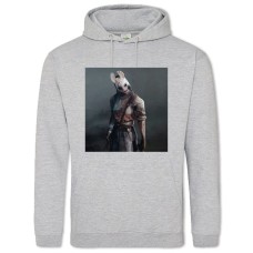 Hoodie with Print Dead By Daylight Huntress 2 - 2XL grey