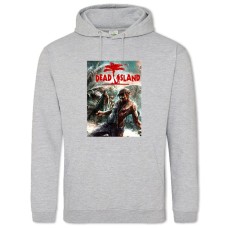 Hoodie with Print Dead Island Zombie City - 2XL grey