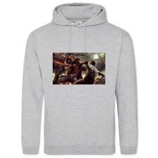Hoodie with Print Dead Island Battle With Zombies - 2XL grey