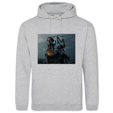 Hoodie with Print Death Stranding Protagonist - 2XL grey