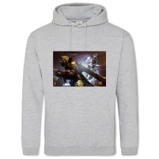Hoodie with Print Destiny 2 Robot - 2XL grey