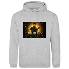 Hoodie with Print Deus Ex Mankind Divided - 2XL grey